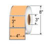 TH42-1PO - Zebra 4" x 2" Orange Thermal Transfer Labels