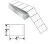 Zebra 4" x 3" Thermal Transfer Labels (Fanfold) THF43-1