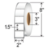 RD-2-15-3600-3 - Zebra 2" x 1.5" Direct Thermal Labels