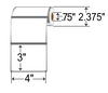 Zebra 4" x 3"  Mobile Printer Labels 510724 S-13028