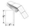Zebra ZT231 4" x 6" Thermal Transfer Fanfold Labels