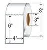 10000281 - Zebra Compatible  4" x 6" Thermal Transfer Labels