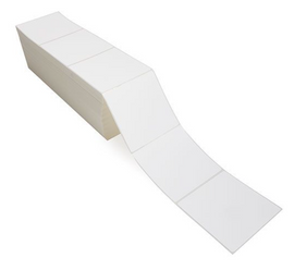 Zebra 4" x 4" Direct Thermal Labels (Fanfold) DTF44-1
