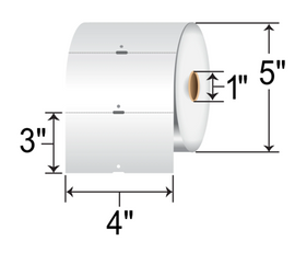 Zebra  4" x 3" Direct Thermal Tag 10010056