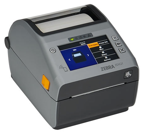 Zebra ZD621 Wireless and Bluetooth Printer ZD6A143-D01L01EZ (300dpi)