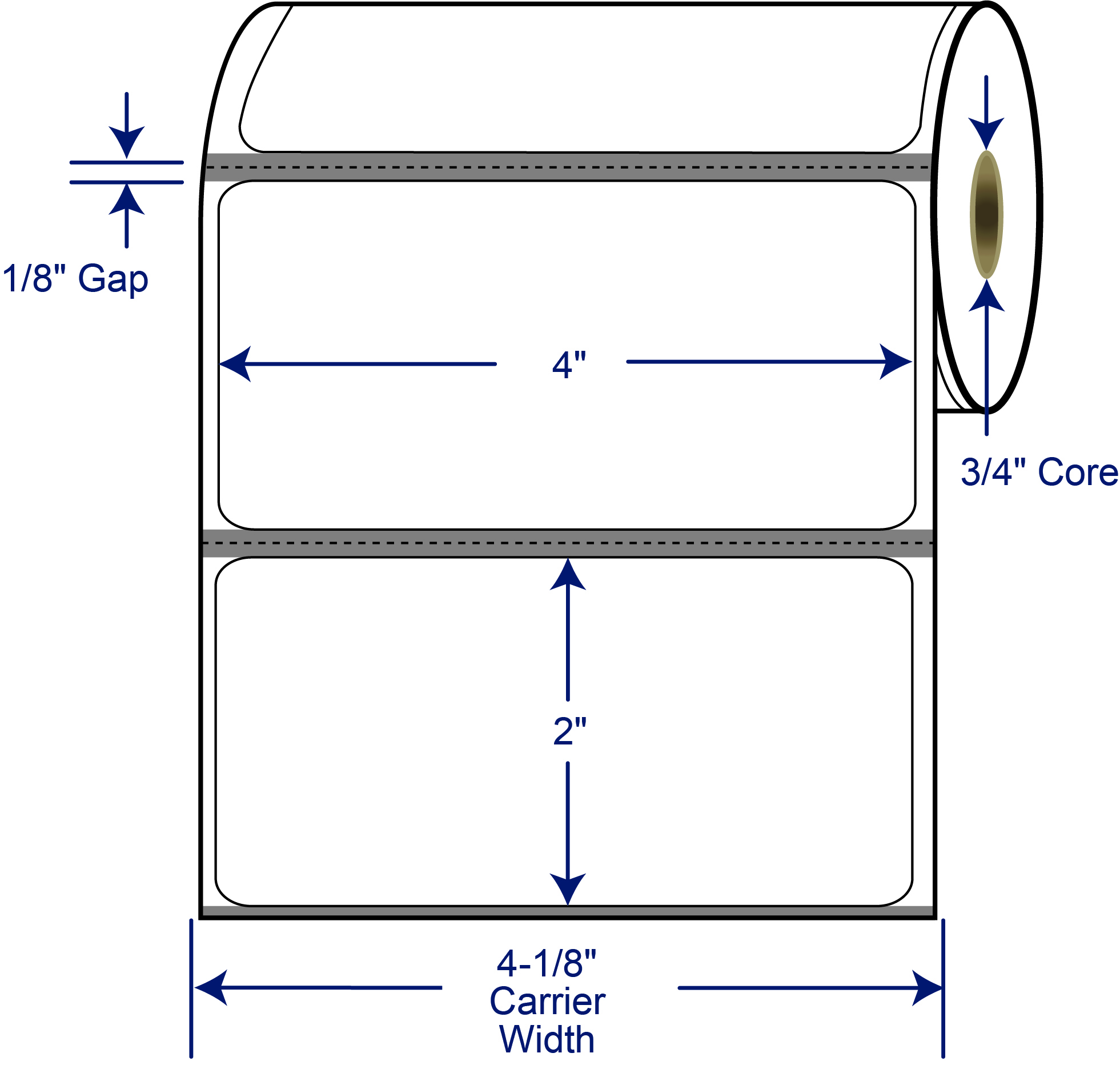 Zebra ZQ630 Labels • 510636 • S-13027 Uline