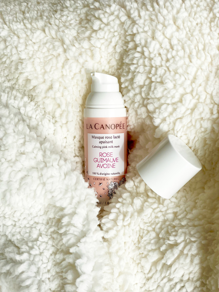 Masque rose lacté apaisant