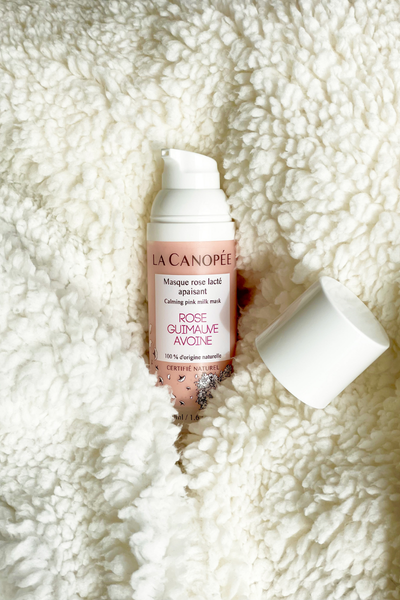 Masque rose lacté apaisant