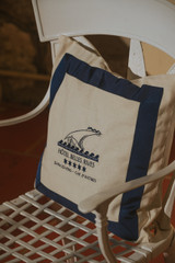 Housse de coussin brodée Belles Rives