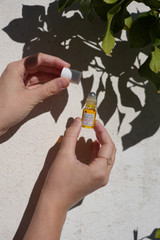 Soin lissant aux fleurs