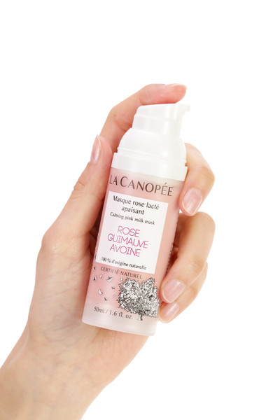 Masque rose lacté apaisant