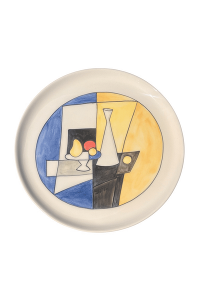 Grandes assiettes en céramique - Nature Cubiste