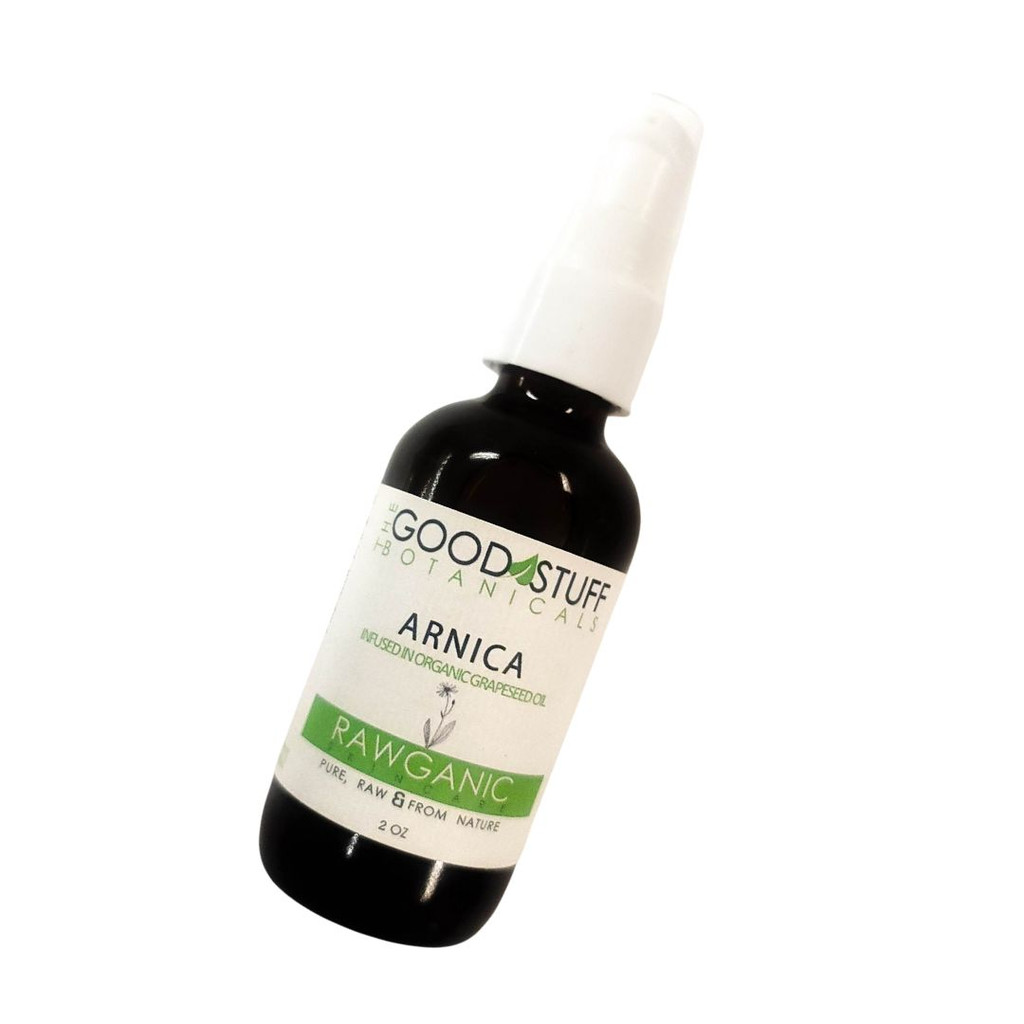Bottle of  Arnica Herbal Oil.