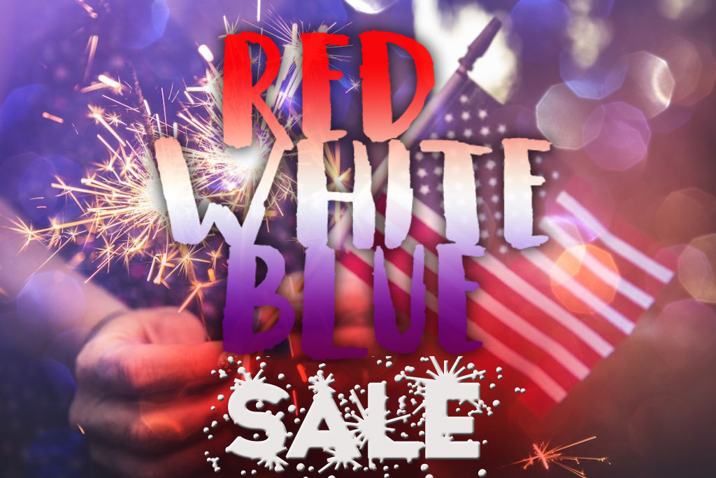 Red, White + Blue Sale