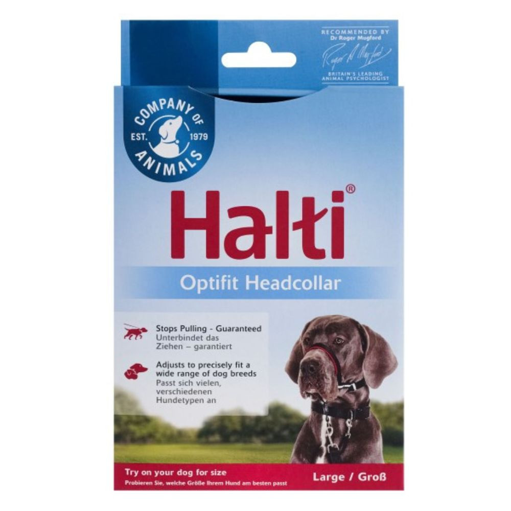Company of Animals Halti Optifit Dog Head Collar Petworlddirect