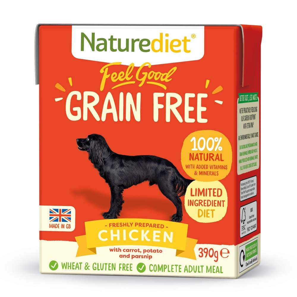 Wet Food Is Grain Free Safe For Dogs Nature Diet Feel Good Chicken