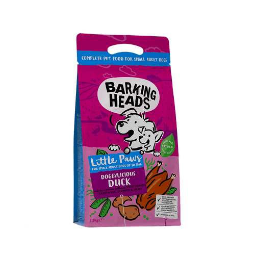 Barking Heads Small Breed Little Paws Doggylicious Duck Dog Food