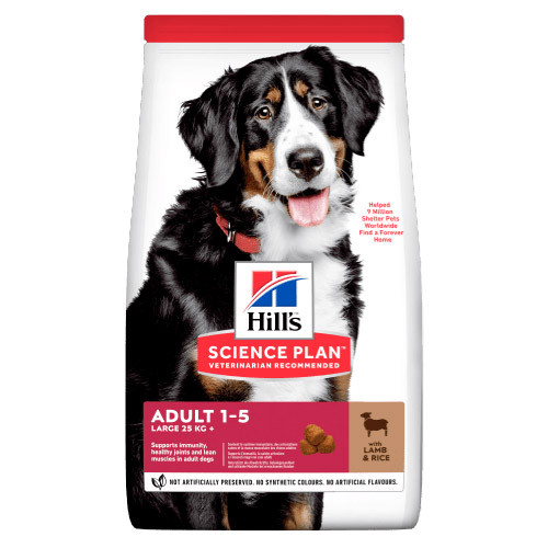 Hills Science Plan Large Breed Lamb & Rice Dry Dog Food - 14kg