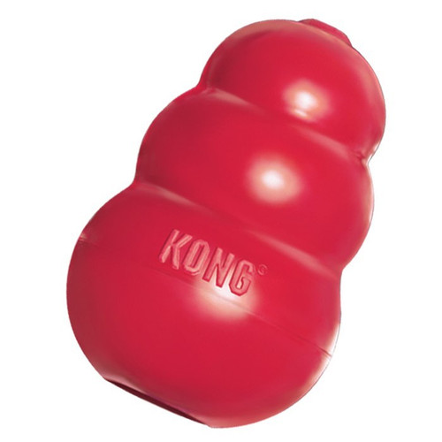 Kong Classic Natural Rubber Ultra-Durable Dog Toy - Red