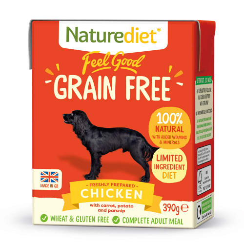 Nature Diet Feel Good Chicken Grain-Free Wet Adult Dog Food
