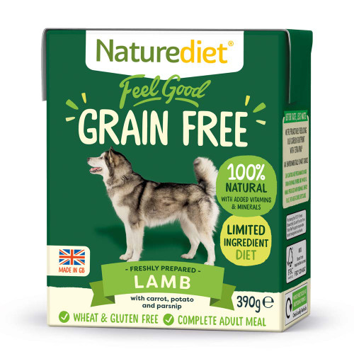 Nature Diet Feel Good Lamb Grain-Free Wet Adult Dog Food