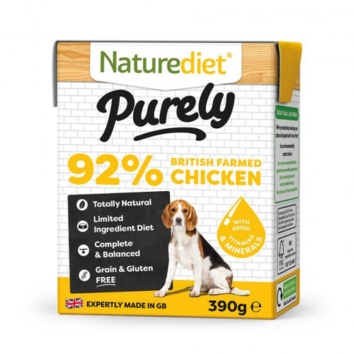Nature Diet Purely Chicken Grain-Free Wet Adult Dog Food