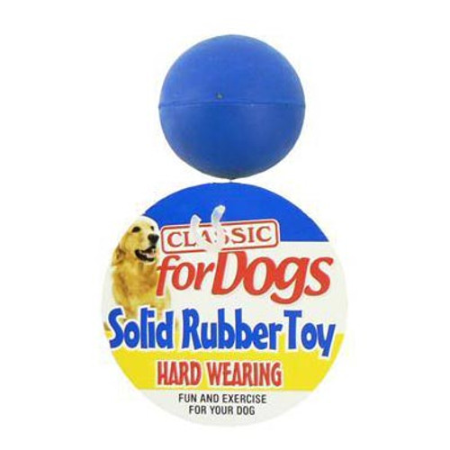 Classic Solid Rubber Ball Dog Toy