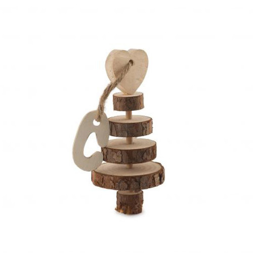 Ancol Small Animal Wooden Ring Tree Gnaw