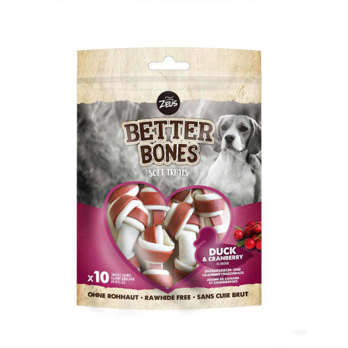 Zeus Better Bones Duck & Cranberry Small Bone Dog Treats