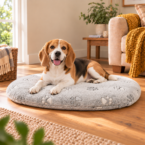 Trixie Nando Oval Cushion Light Grey