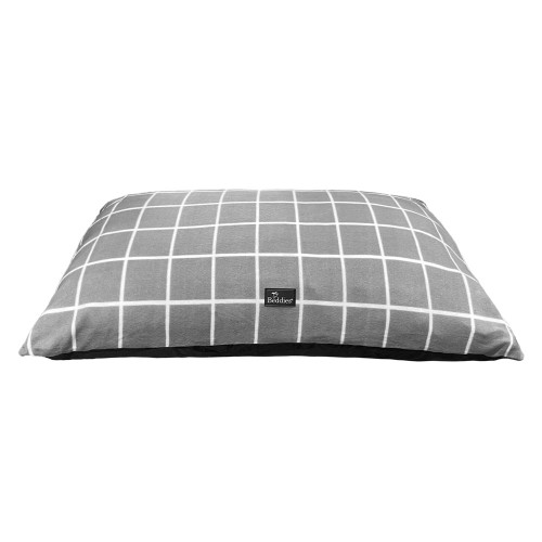 Beddies Grey Square Plush Cushion Large 