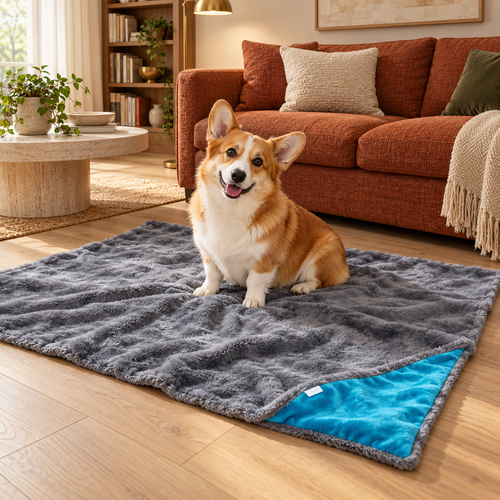 Doodlebone Faux Fur Dog Blanket