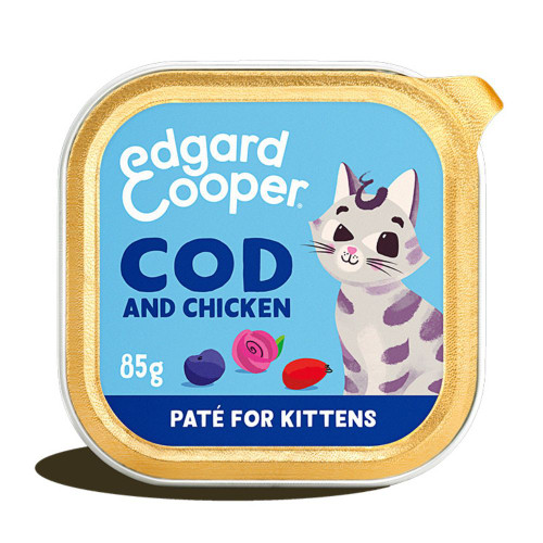 Edgard & Cooper Kitten Pate Cod & Chicken 85g