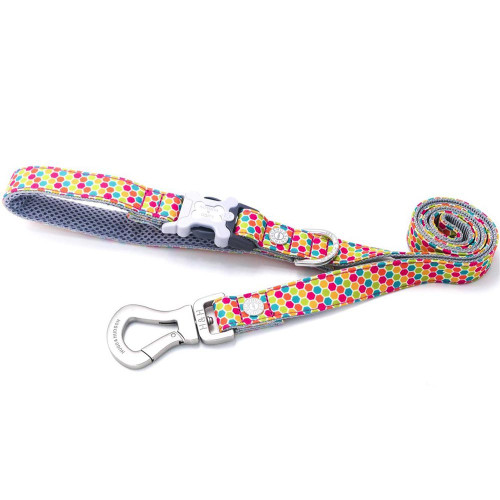 Hugo & Hudson Geometric Dog Lead - Multi Coloured