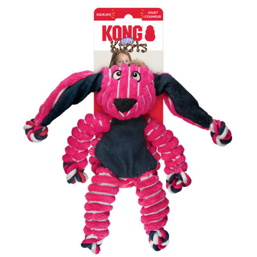 KONG Floppy Knots Bunny Dog Toy