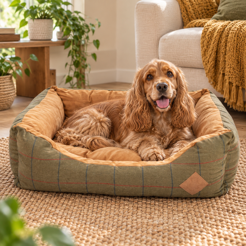 Tweed Snuggle Bed