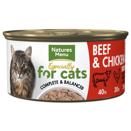 Natures Menu Cat Beef & Chicken Can 85G