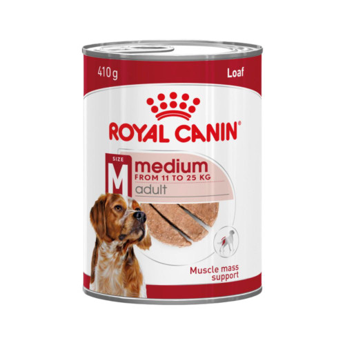 Royal Canin Medium Adult Loaf Dog Food Can 410g