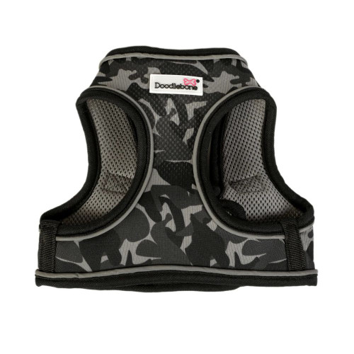 Doodlebone Snappy Dog Harness Smokey Camo