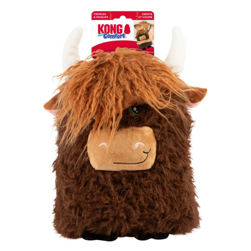 KONG Comfort Jumbo Highland Cow Assorted Extra Large