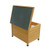 Dfpets Outdoor Flat Roof Wooden Kennel