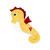 Petface Planet Sid Seahorse Dog Toy