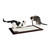 Scratching Mat with Plush Border Cat Toy 70x45cm