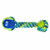 Zeus K9 Fitness Rope with TPR & Tennis Ball Dumbbell Dog Toy