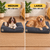 Elephant Grey Pet Bean Bag Dog Bed