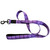 Hem & Boo Check Padded Handle Nylon Dog Lead - Purple Hem & Boo Check Padded Handle Nylon Dog Lead - Purple