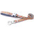 Hugo & Hudson Geometric Dog Lead - Multi Coloured