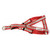 Doodlebone Bold Reflective Dog Harness - Red