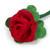 Petface Buddies Scarlet Rose Plush & Rope Dog Toy