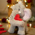 Petface Buddies Elephant With Heart Plush Dog Toy